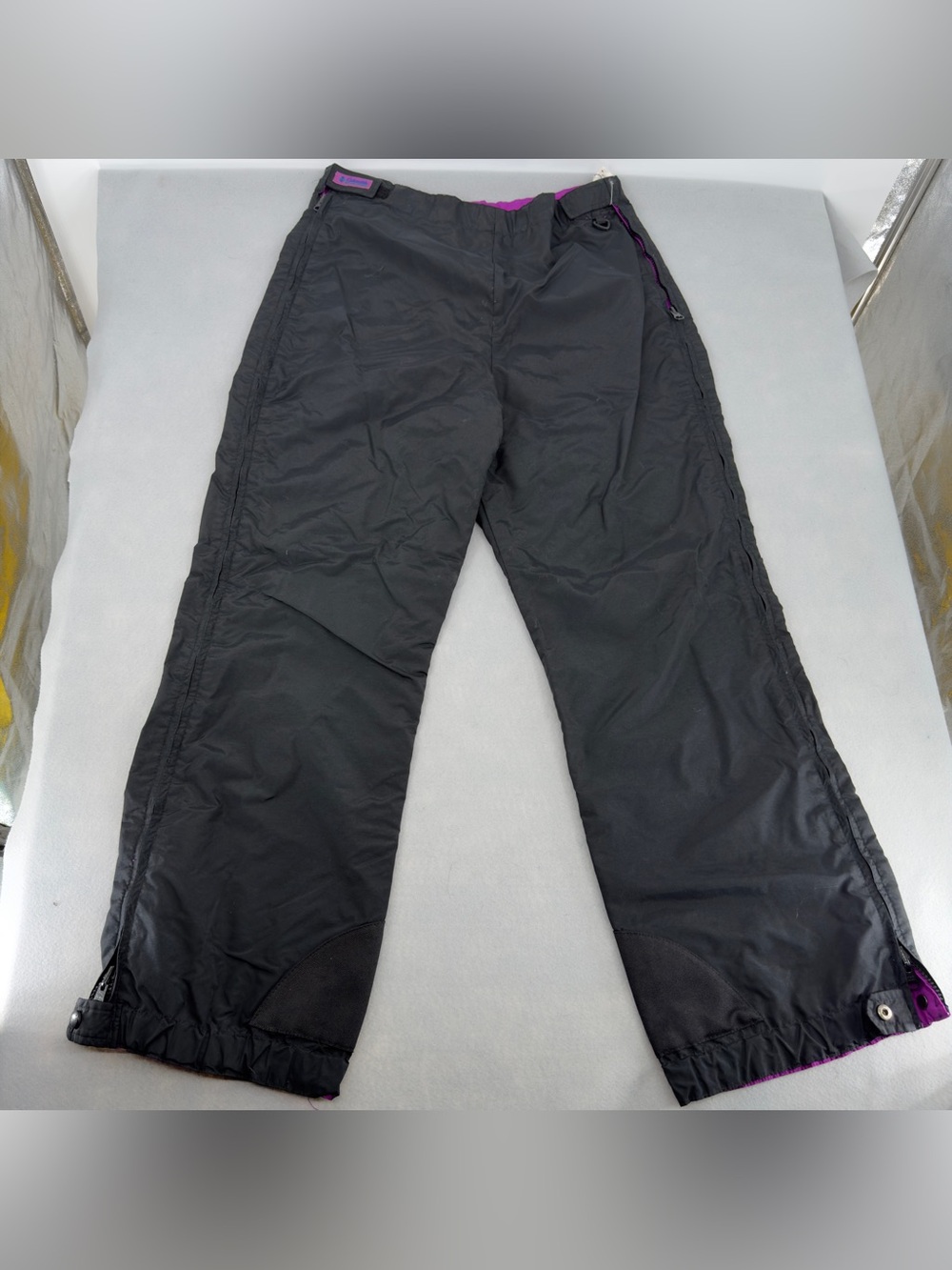 Columbia Vintage Black Ski Pants Large Women's